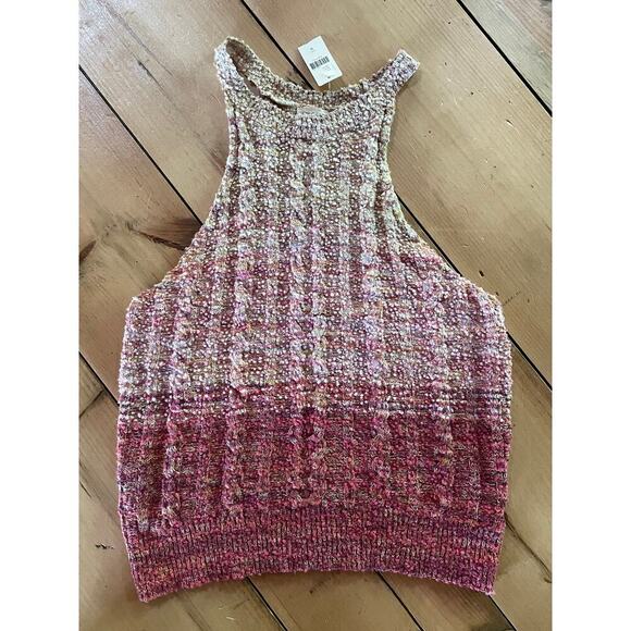 NWT! Anthropologie Pilcro Cable Knit Ombre Sleeveless Top. Womens Medium. - Picture 5 of 5